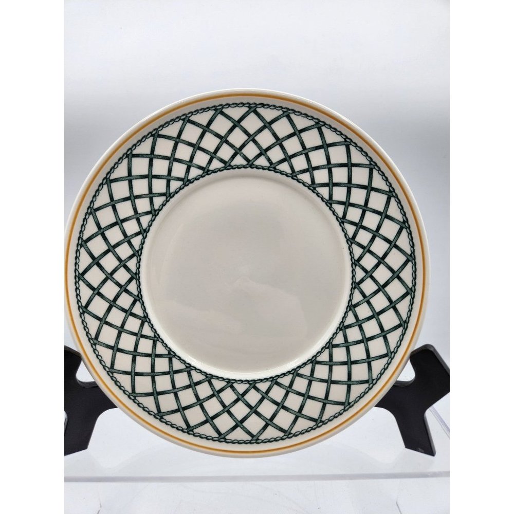 Villeroy & Boch Basket Cream Soup Saucer Plate 7" Germany Made